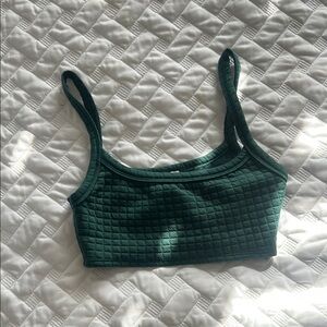 Princess Polly Arabella Set Forest Green cropped sweat set